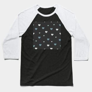 Heart Pattern Baseball T-Shirt